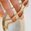Verna Gold Non-Tarnish Wheat Gold Chain