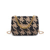 Suki Crossbody in Chevron Gold Pattern by Urban Expressions