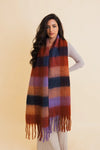 Cozy Oversized Fringe Scarf