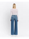 On Target Super High Rise Wide Leg Denim by Flying Monkey