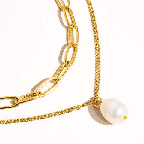 Leilani 18K Non-Tarnish Petite Pearl Choker