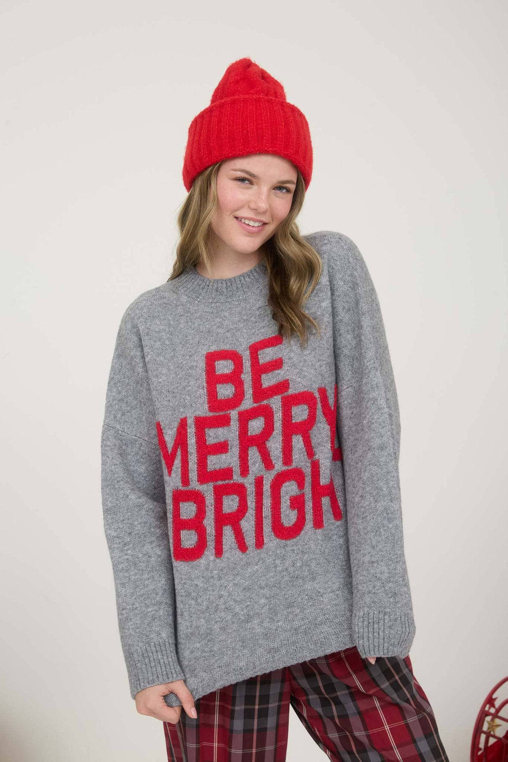 Be Merry & Bright Crewneck Pullover Sweater