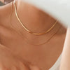 Circle Pendant Necklace in Gold or Silver