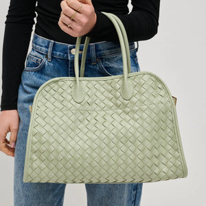 Rhonda Woven Tote in Sage by Urban Expressions
