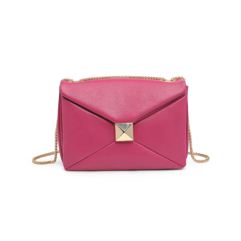 Ribbon Crossbody Bag in Magenta by Urban Expressions