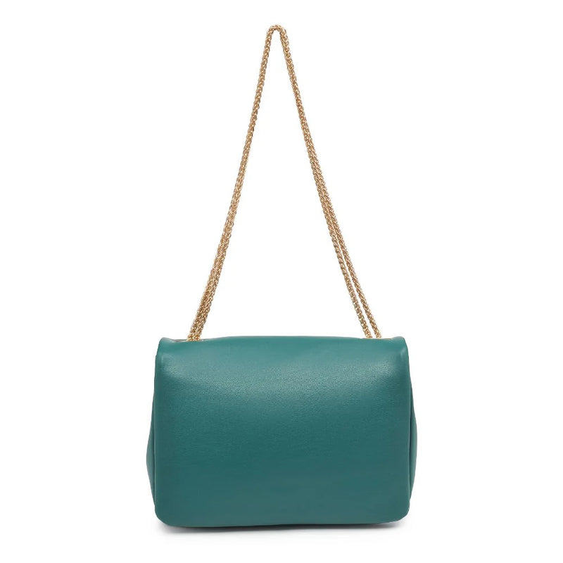 Ribbon Crossbody Bag in Emerald by Urban Expressions