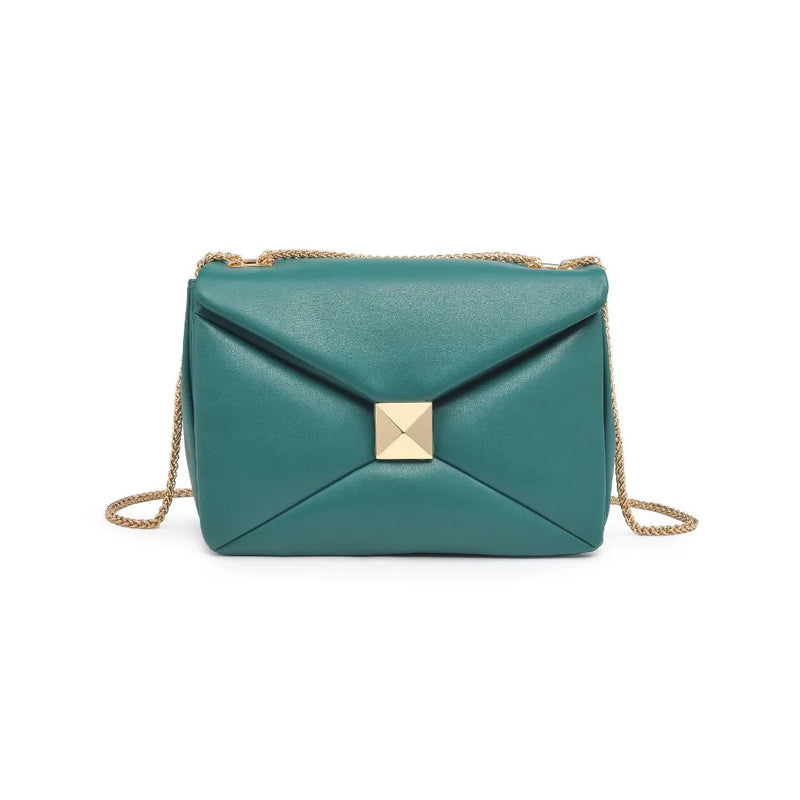 Ribbon Crossbody Bag in Emerald by Urban Expressions