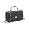 Lulu Woven Crossbody in Black by Urban Expressions