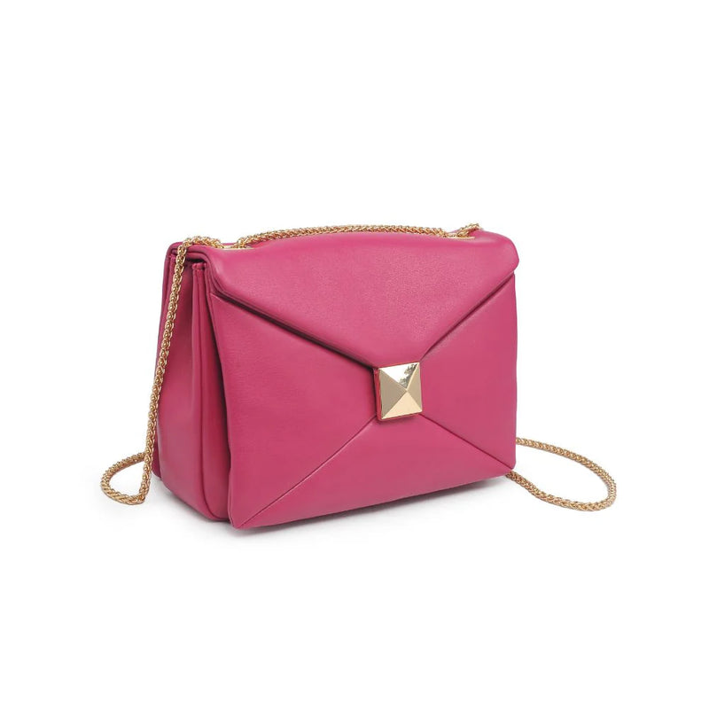 Ribbon Crossbody Bag in Magenta by Urban Expressions