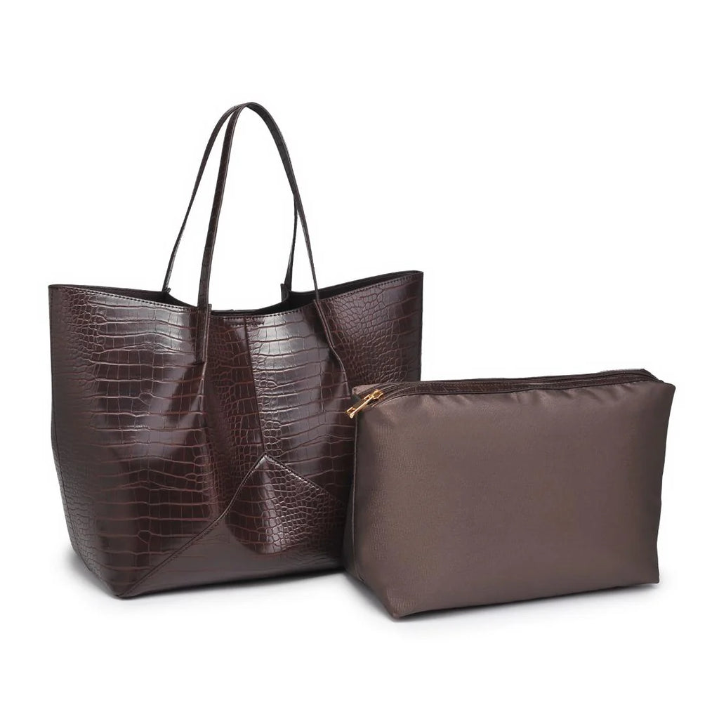 Vita Tote in Chocolate by Urban Expressions