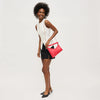 Taylor Asymmetrical Clutch in Coral by Urban Expressions