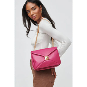 Ribbon Crossbody Bag in Magenta by Urban Expressions