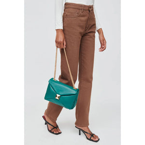 Ribbon Crossbody Bag in Emerald by Urban Expressions