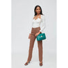 Ribbon Crossbody Bag in Emerald by Urban Expressions