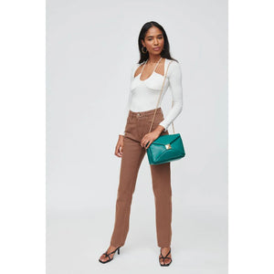 Ribbon Crossbody Bag in Emerald by Urban Expressions