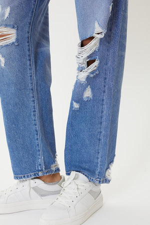 Lucia Ultra High Rise Distressed Jean