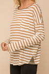 Deb Stripe Long Sleeve Lightweight Top