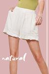 Madison Shorts With Pockets in Natural