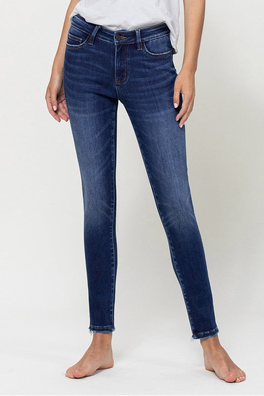Ordinary People Mid Rise Skinny Jean by Flying Monkey