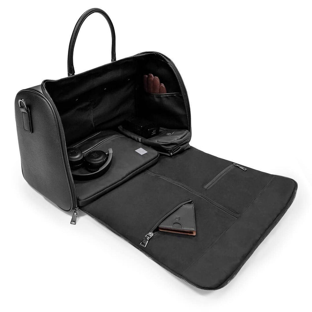 Convertible Weekender Garment Bag in Black or Brown