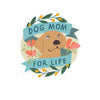 Dog Mom Happy Birthday Card With Sticker