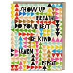 Show Up Breathe Card