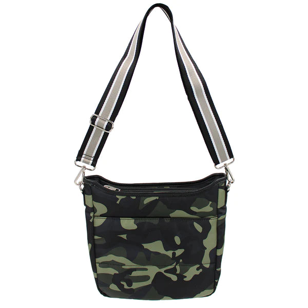 Ivy Messenger & Crossbody in Camo by K. Carroll