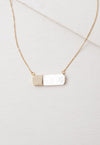 Circle Pendant Necklace in Gold or Silver