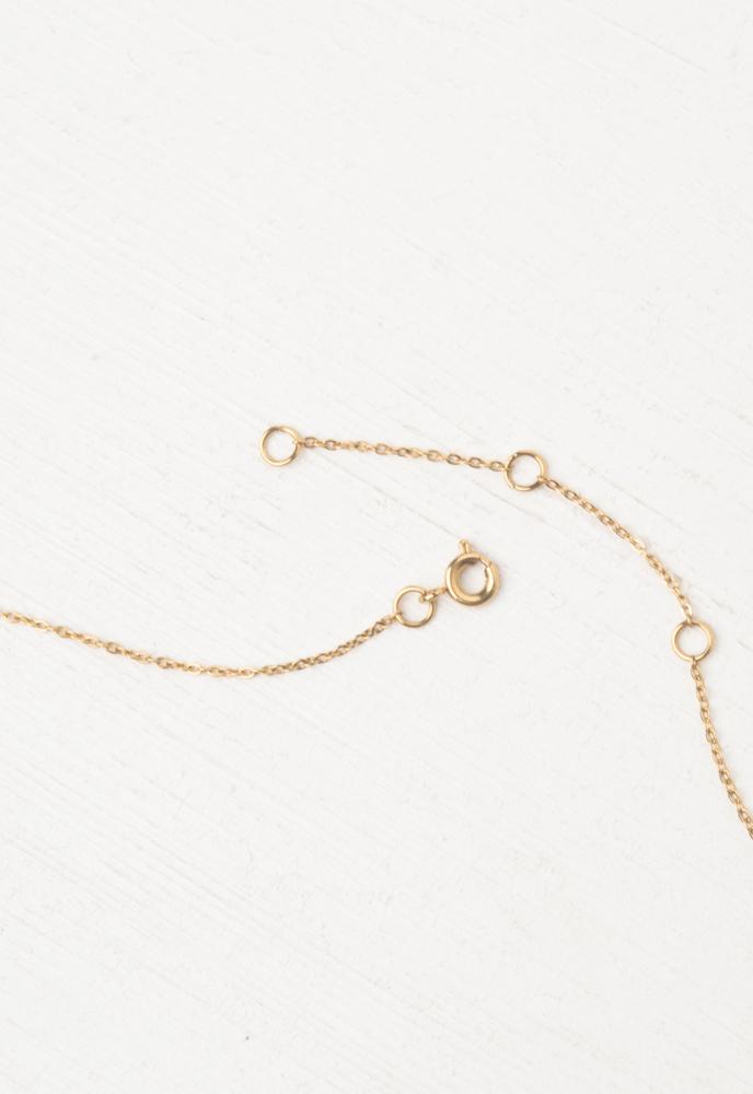 Courage Light and Gold Mother of Pearl Necklace