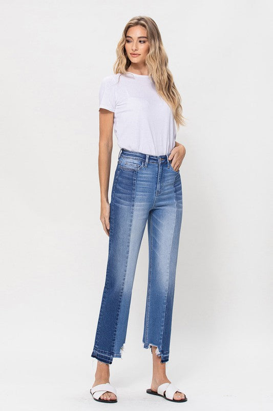 The Spring of Line High Rise Crop Jean by Flying Monkey