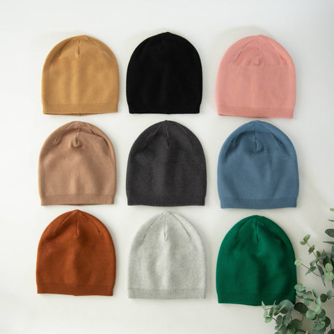 Multi-color Stripe Cable Knit Beanie With Faux Fur Pom