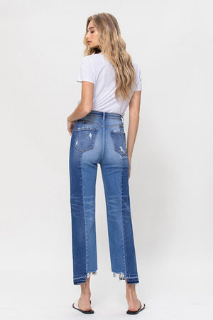 The Spring of Line High Rise Crop Jean by Flying Monkey